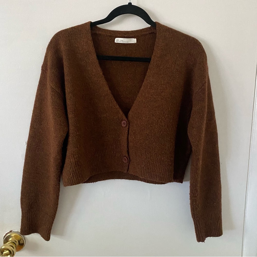Cropped cardigan - Picture 2 of 4